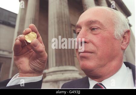 Museum/Gold coin Howell Stock Photo