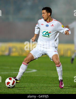 Soccer - French Cup 2011 - Semi Final - Nice v Lille - Municipal Du Ray. Lille's Eden Hazard Stock Photo