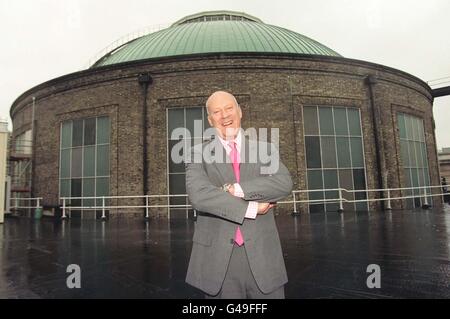 Architect Sir Norman Foster, on the roof of the British Museum, in the area surrounding the drum of the museum's famous Reading Room, once frequented by Lenin, Gandhi, Marx and George Bernard Shaw. Plans were unveiled today (Monday) for a major 97 million Lottery-funded education centre, which will help transform the hidden courtyard into a two-acre square with huge glass roof. See PA story ARTS Museum. Photo by Fiona Hanson/PA Stock Photo