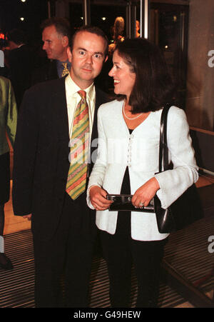 Ian Hislop with his wife Victoria Hislop Costa Book Awards 2012 Stock ...