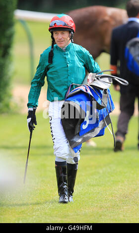 Horse Racing - TFI Friday - Nottingham Racecourse. Jockey Keiren Fallon Stock Photo