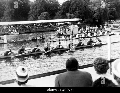 Rowing - Henley Royal Regatta 1969 - Princess Elizabeth Challenge Cup - Final Day Stock Photo