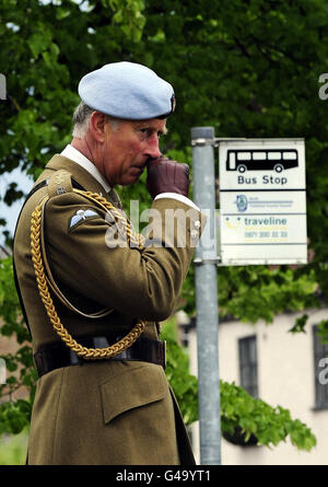 Princes Charles visits Boroughbridge