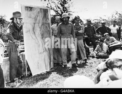World War Two - British Empire - British Army - The Chindits - Far Eastern Front - Burma - 1944 Stock Photo