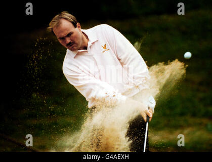 Golf - Dunhill British Masters - Woburn. Ronan Rafferty in action Stock Photo