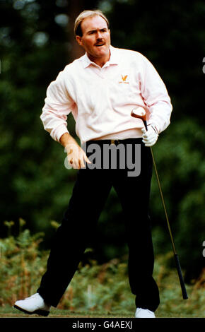 Golf - Dunhill British Masters - Woburn. Ronan Rafferty in action Stock Photo