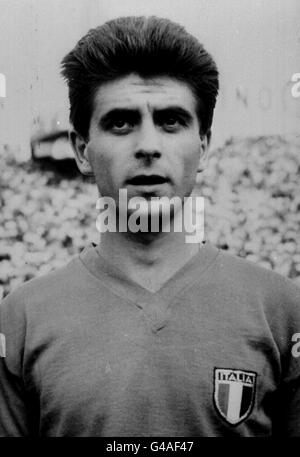 PA NEWS PHOTO GIANNI RIVERA OF THE ITALY WORLD CUP SQAUD FOR 1966 Stock Photo