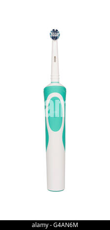 Electric Toothbrush Isolated on White Background (with clipping path) Stock Photo