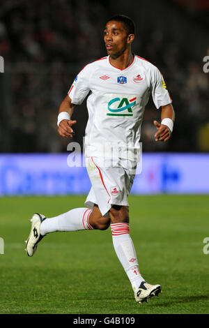 Soccer - French Cup 2011 - Semi Final - Nice v Lille - Municipal Du Ray Stock Photo