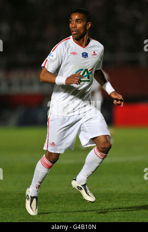 Soccer - French Cup 2011 - Semi Final - Nice v Lille - Municipal Du Ray Stock Photo