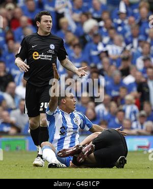 Soccer - npower Football League One - Play Off - Final - Huddersfield Town v Peterborough United - Old Trafford Stock Photo