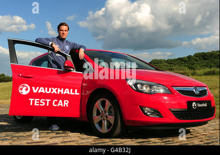 Soccer - England Players Visit Millbrook Testing Facility Stock Photo