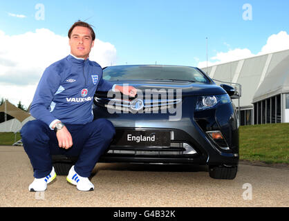 Soccer - England Players Visit Millbrook Testing Facility Stock Photo