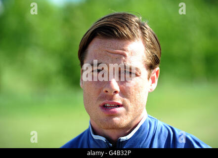 Soccer - England Players Visit Millbrook Testing Facility Stock Photo