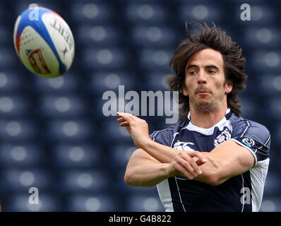 Rugby Union - International 7s Captains Run - Murrayfield Stock Photo