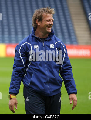 Rugby Union - International 7s Captains Run - Murrayfield Stock Photo