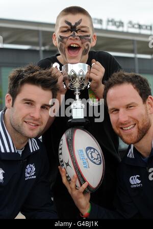 Rugby Union - Scottish Rugby Photocall - Dunblane High School Stock Photo