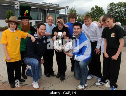 Rugby Union - Scottish Rugby Photocall - Dunblane High School Stock Photo