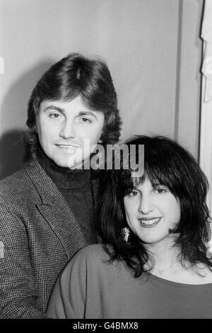 David and Elizabeth Emanuel who have been chosen by Lady Diana Spencer to design her wedding dress for her marriage to Prince Charles, Prince of Wales. Stock Photo