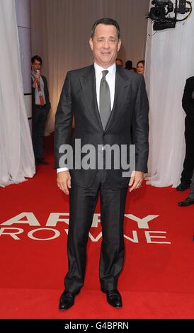 Tom Hanks arriving for the World Premiere of Larry Crowne, at the Westfield Shopping Centre, White City, London. Stock Photo