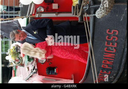 Prince of Wales volunteers boat 1 Stock Photo