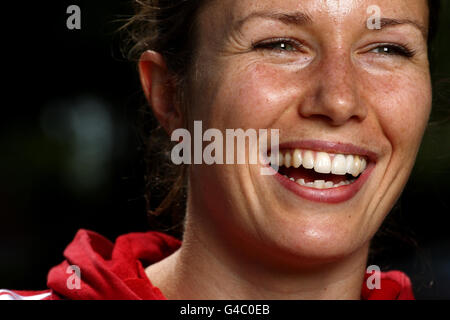 Great Britain's Anne Panter during a photocall at Bisham Abbey, Marlow. Stock Photo