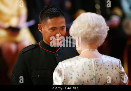 Investiture ceremony Stock Photo