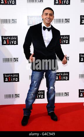 Jay Sean arriving for the Black Ball in aid of Keep A Child Alive, at The Roundhouse, Chalk Farm Road, London. Stock Photo