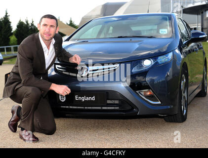 Ex England International Martin Keown during the visit to Millbrook Testing Facility, in Millbrook. Stock Photo