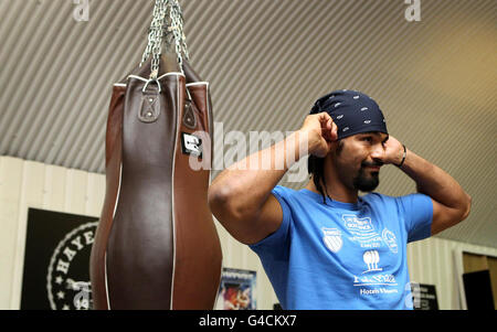 Boxing - David Haye Open Training Session - Hayemaker Boxing Gym Stock Photo