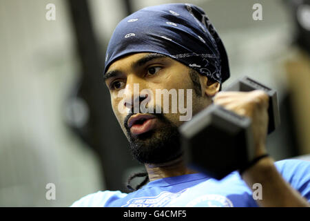 Boxing - David Haye Open Training Session - Hayemaker Boxing Gym Stock Photo