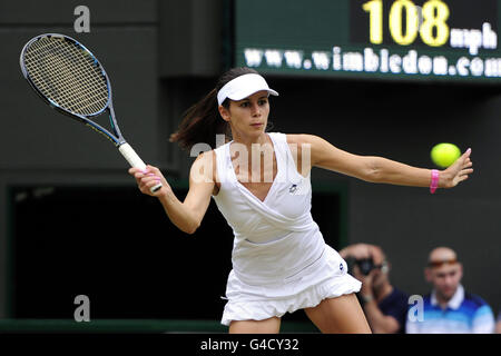 Tennis - 2011 Wimbledon Championships - Day Eight - The All England Lawn Tennis and Croquet Club Stock Photo