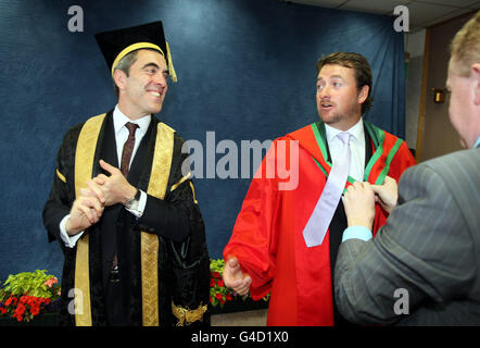 McDowell given honorary doctorate Stock Photo