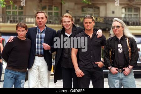 Webber & Boyzone Musical Stock Photo