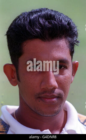 SRI LANKA cricket. NIROSHIN BANDARATILLEKE, MEMBER OF THE SRI LANKAN CRICKET SQUAD. Stock Photo