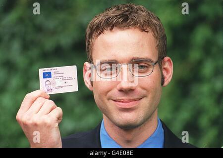 DRIVING photocard Stock Photo