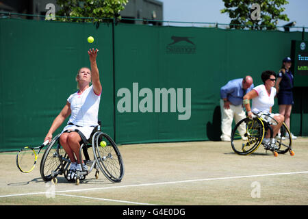 Tennis - 2011 Wimbledon Championships - Day Thirteen - The All England Lawn Tennis and Croquet Club Stock Photo