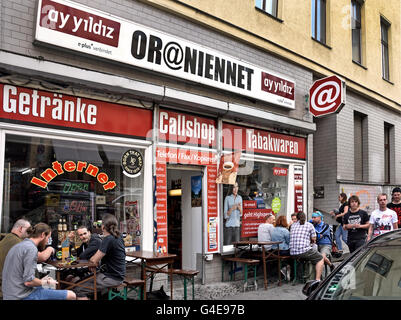 Internet Cafe Mitte, Rosenthaler Strasse Berlin Germany Stock Photo - Alamy