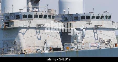 Military Stock - Type 42 Destroyers - Portsmouth Stock Photo