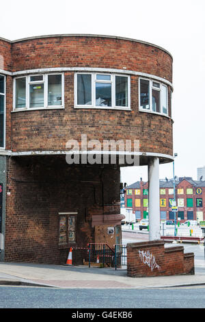 The Old Red Bus Station, Vicar Lane, Leeds. Stock Photo