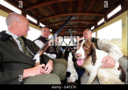 Glorious 12th grouse shoot Stock Photo