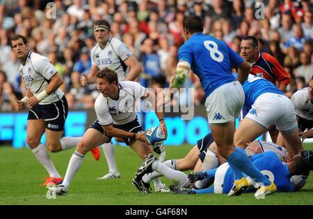 Rugby Union - EMC Test Match - Scotland v Italy - Murrayfield Stock Photo