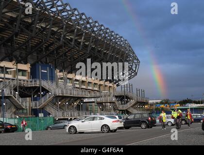 Rugby Union - EMC Test Match - Scotland v Italy - Murrayfield Stock Photo