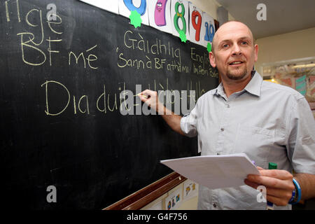 Centre offers Scottish Gaelic class Stock Photo