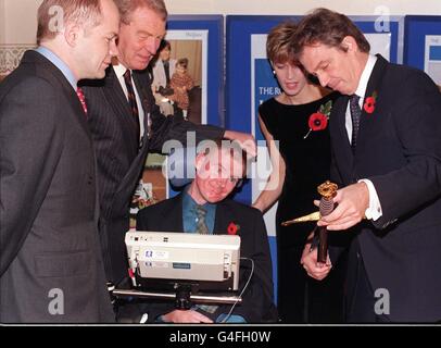 Remembrance Sword presentation Stock Photo