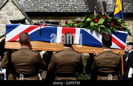 funeral daniel yorath alamy blast bomb soldier