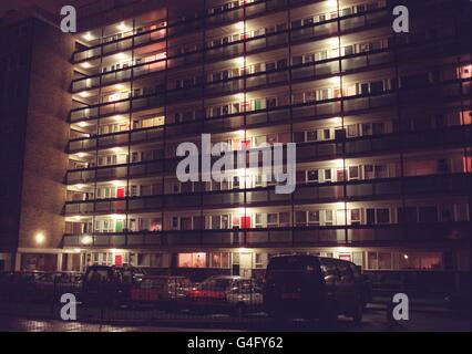 The St Matthews Estate, Brixton, south London, where former Welsh Secretary Ron Davies was robbed at knife point by a stranger he met on Clapham Common. Mr Davies resigned his post today (Tuesday) after making what he described as 'a serious lapse of judgement'. Stock Photo