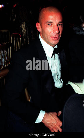 Chelsea player/manager Gianluca Vialli at the Royal Albert Hall in London for the 1998 MOBO (Music of Black Origin) Awards. Stock Photo