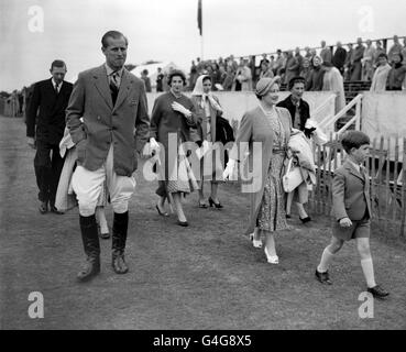 Polo - Royal Windsor Polo Tournament - Smith's Lawn, Windsor Great Park Stock Photo