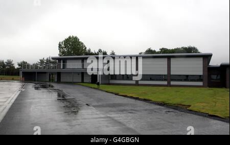 The new repatriation centre at RAF Brize Norton in Oxfordshire. The centre was built in preparation for the return of repatriations to the Oxfordshire base on September 1 as RAF Lyneham in Wiltshire closes. Stock Photo
